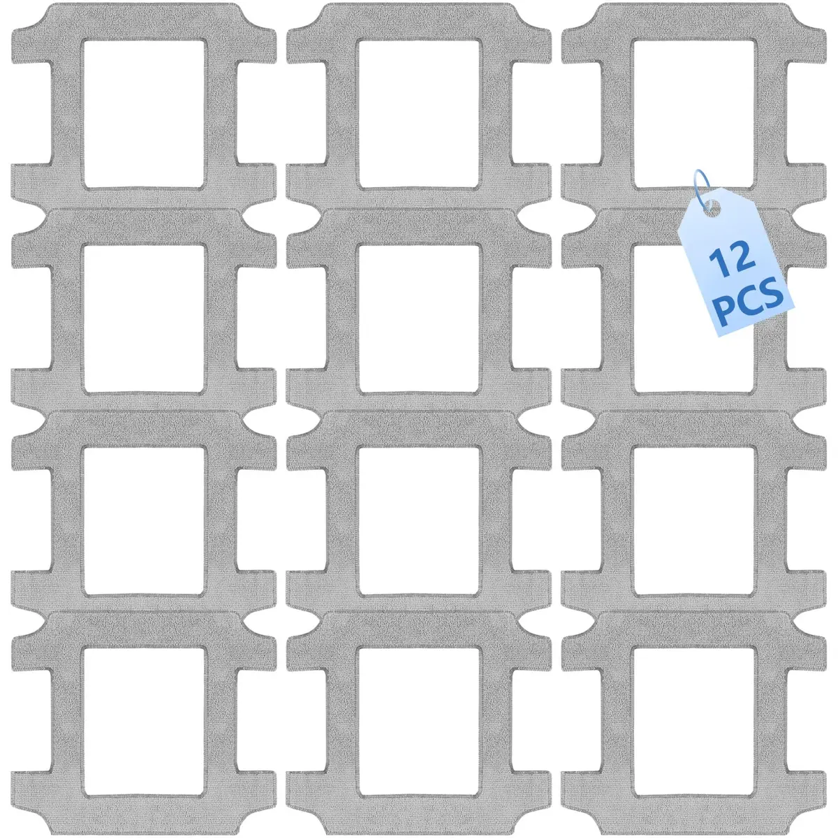 Frexusuent Microfiber Cleaning Rag for ECOVACS WINBOT W2S/W2S Omni Window Cleaner Robot (12-Pack) - main product image