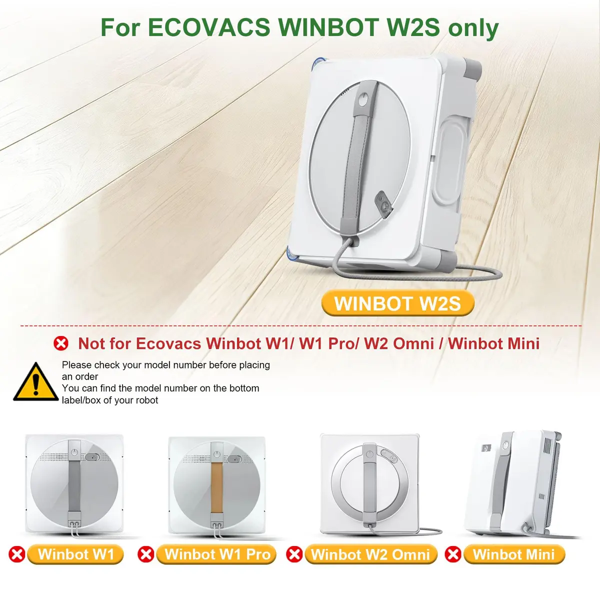 Frexusuent Microfiber Cleaning Rag for ECOVACS WINBOT W2S/W2S Omni Window Cleaner Robot (12-Pack) - view 7