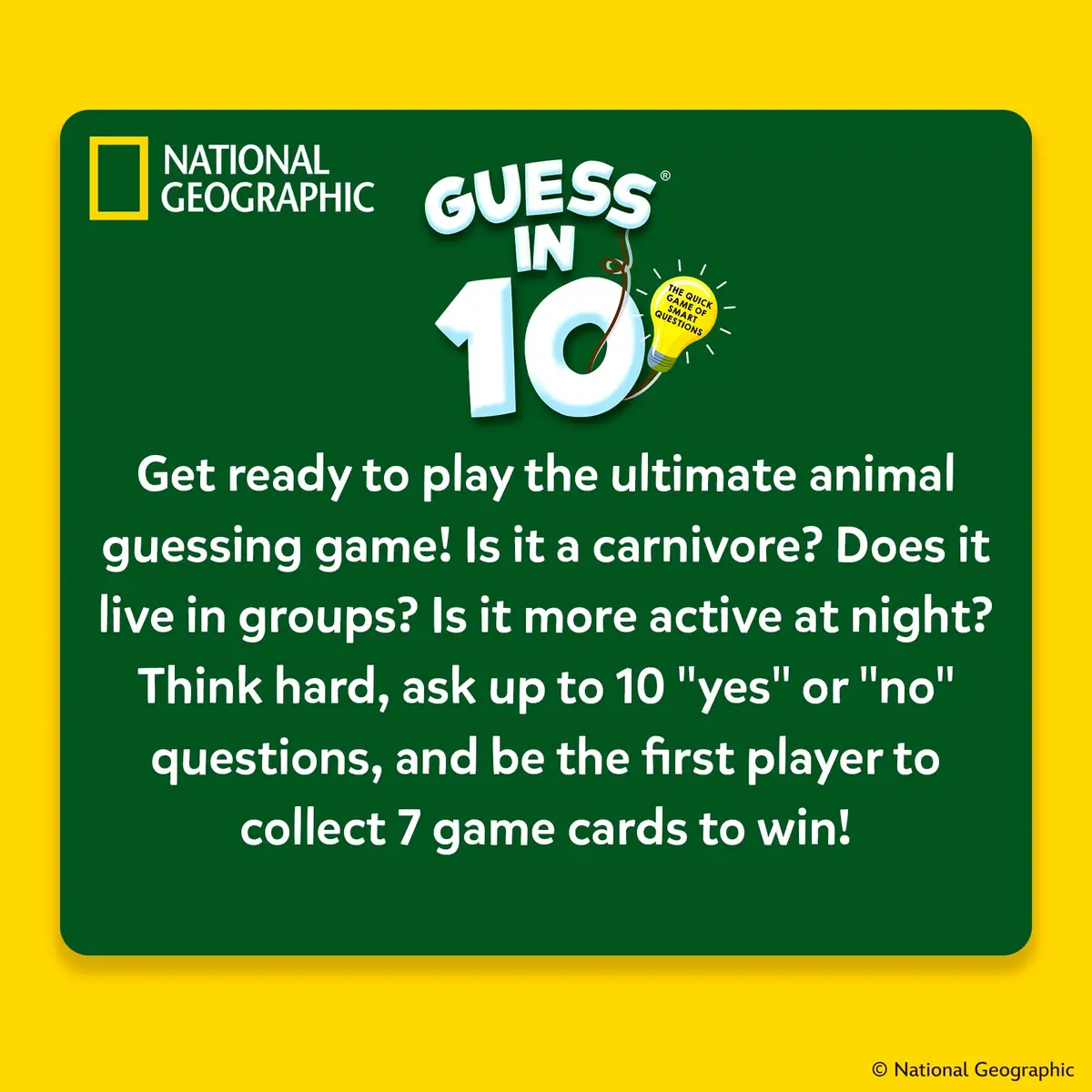Skillmatics Guess in 10 National Geographic Animals Game | Educational Card Game for Ages 6+ - view 8