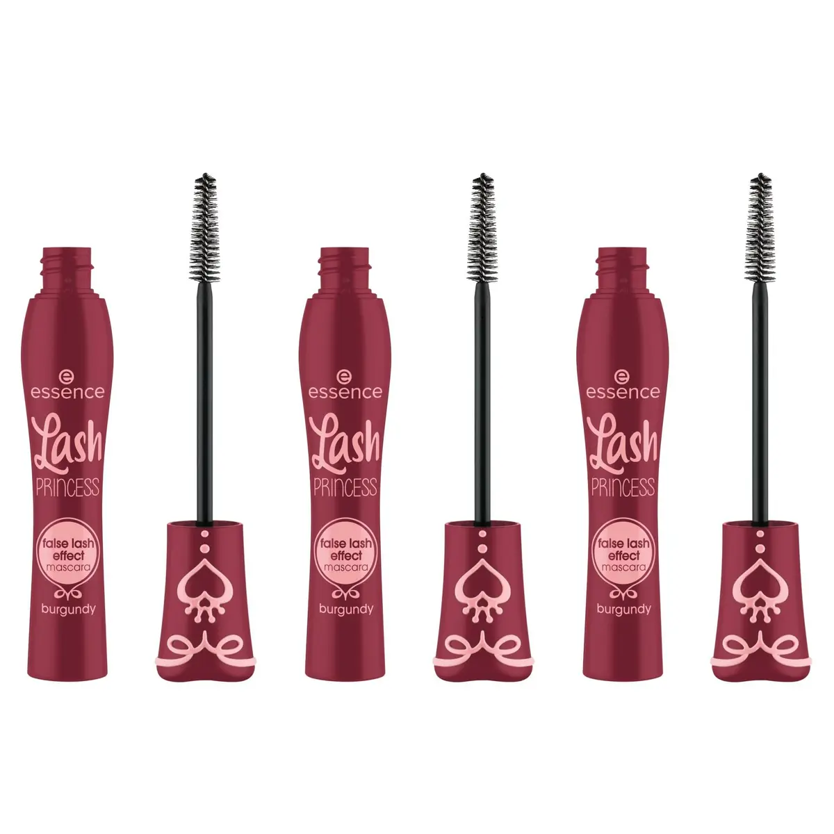 Essence Lash Princess False Lash Effect Mascara Burgundy 12ml (0.4 Fl Oz) | Volumizing & Lengthening Mascara - main product image