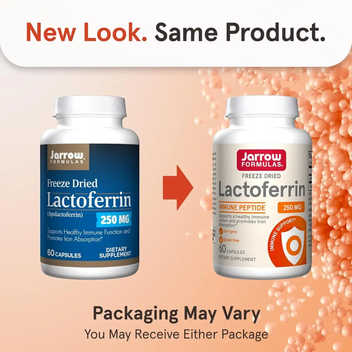 Jarrow Formulas Lactoferrin Immune Support 250 mg Capsules | 120 Count (Pack of 2) - view 2
