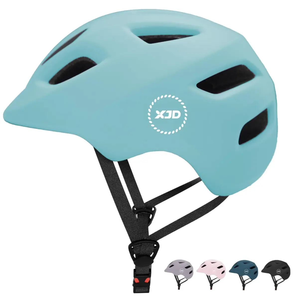 XJD Toddler Helmet - Grayish Blue, Small (52-56 cm) - Multi-Sport Adjustable Bike & Skateboard Helmet for Infants & Kids - main product image