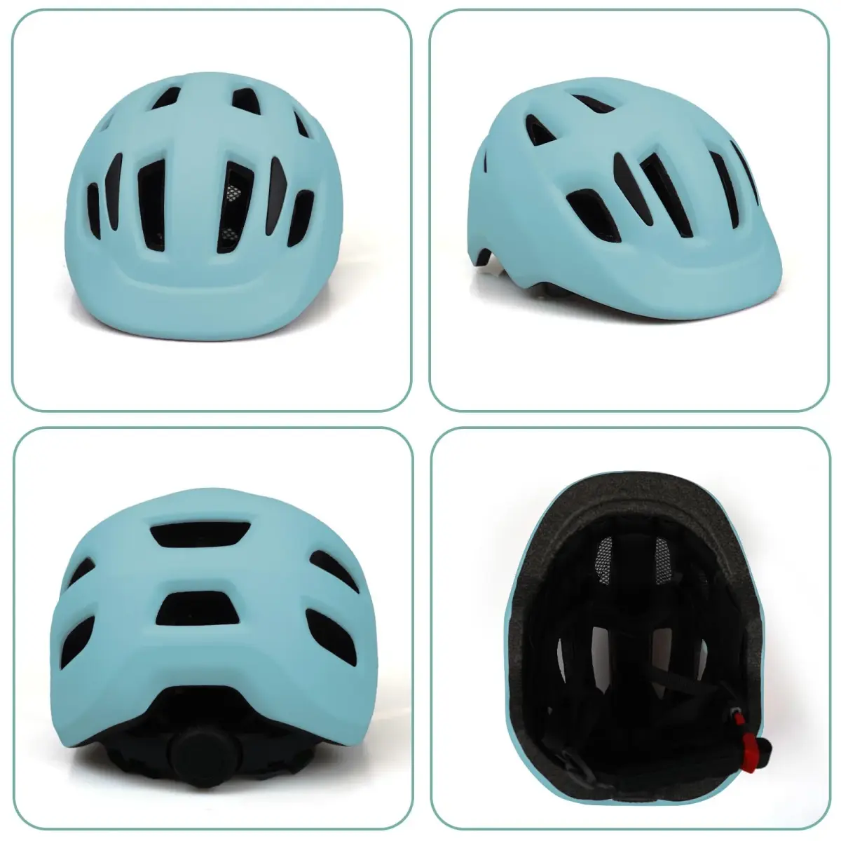 XJD Toddler Helmet - Grayish Blue, Small (52-56 cm) - Multi-Sport Adjustable Bike & Skateboard Helmet for Infants & Kids - view 4