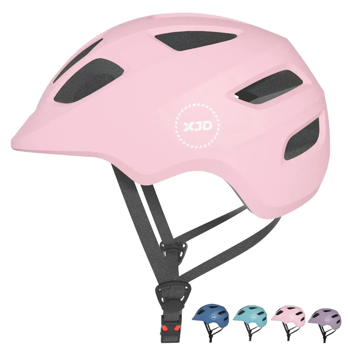 XJD XX-Small Light Pink Toddler Multi-Sport Bike Helmet for Babies (44-48 cm) - main product image