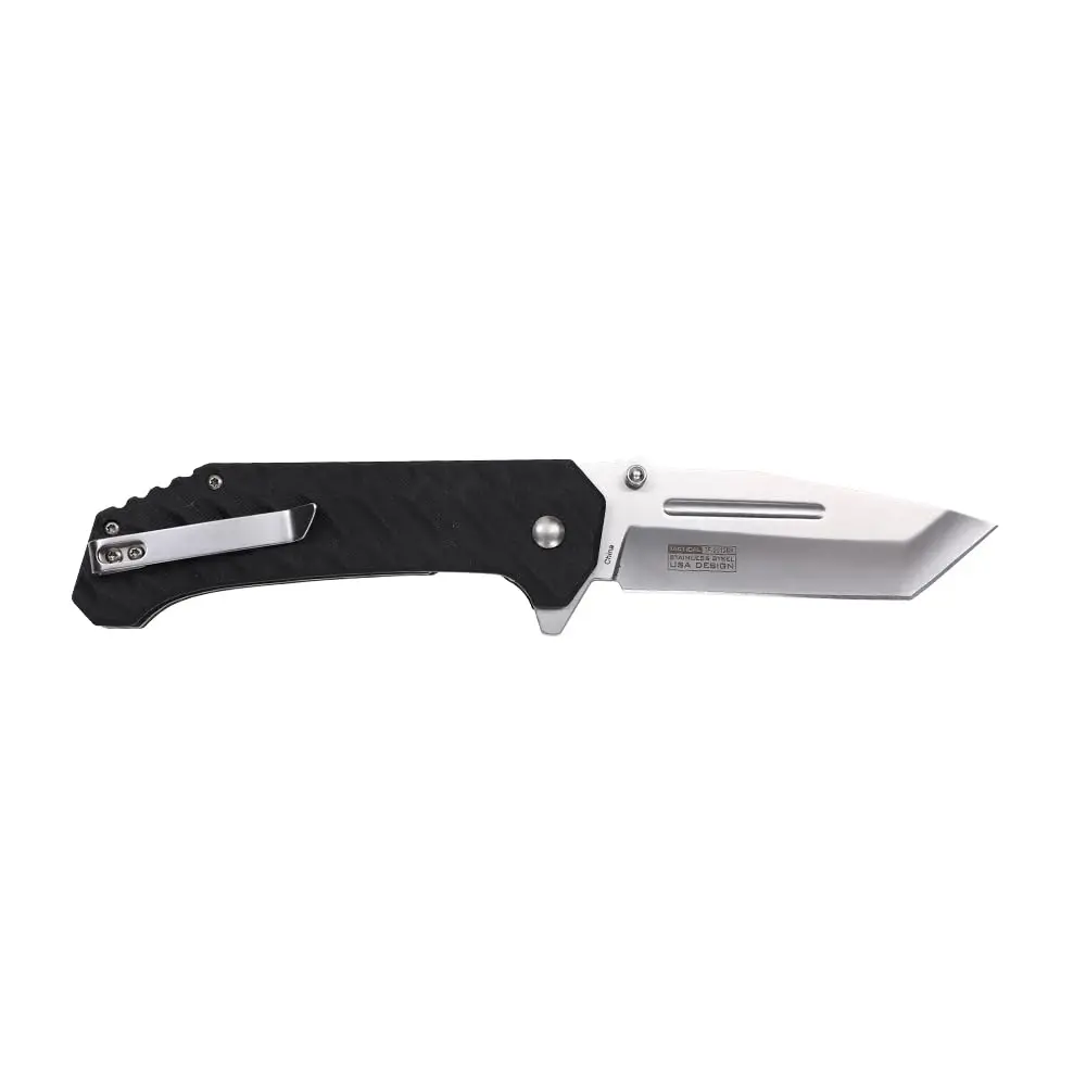 Tac-Force Pocket Folding Knife, G10 Handle, Satin Finish, TF-2012BK | Compact EDC Utility - view 3