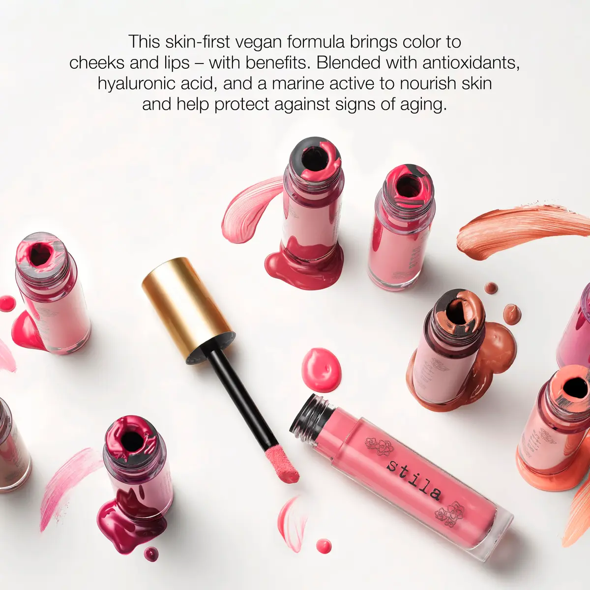 stila Convertible Color Nourishing Lip & Cheek Liqua-Tint 0.25 Fl Oz | Sheer, Buildable, Hydrating with Hyaluronic Acid - view 6