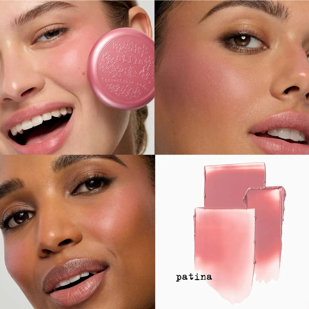 stila Convertible Color Dual Lip & Cheek Cream Blush (Patina) | Multi-Tasking Cream Blush & Lip Tint, Natural Dewy Finish, 0.15 Ounce - view 3