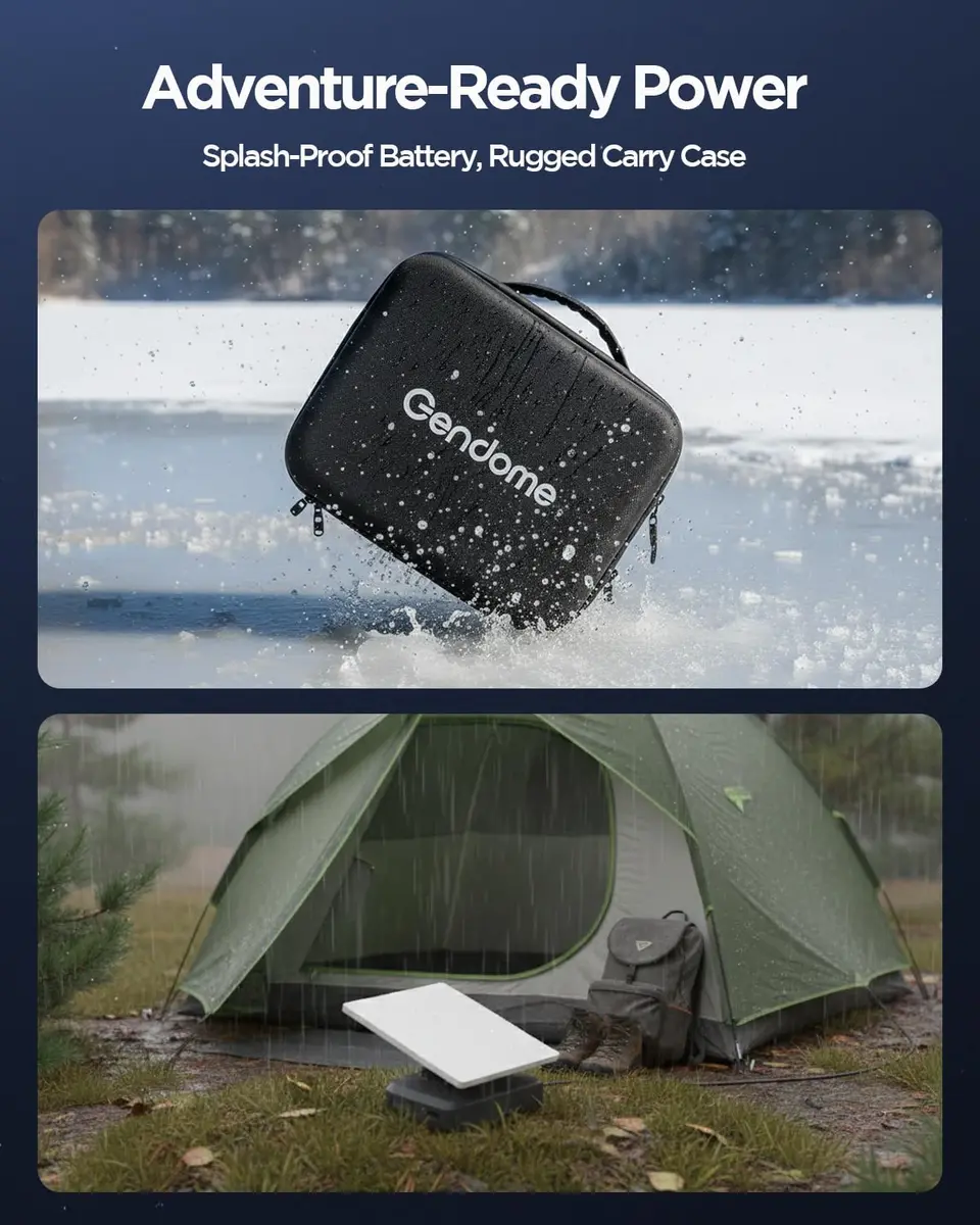 GENDOME 288Wh Power Bank for Starlink Mini | All-in-One Outdoor Camping Kit (70-120c) - view 6