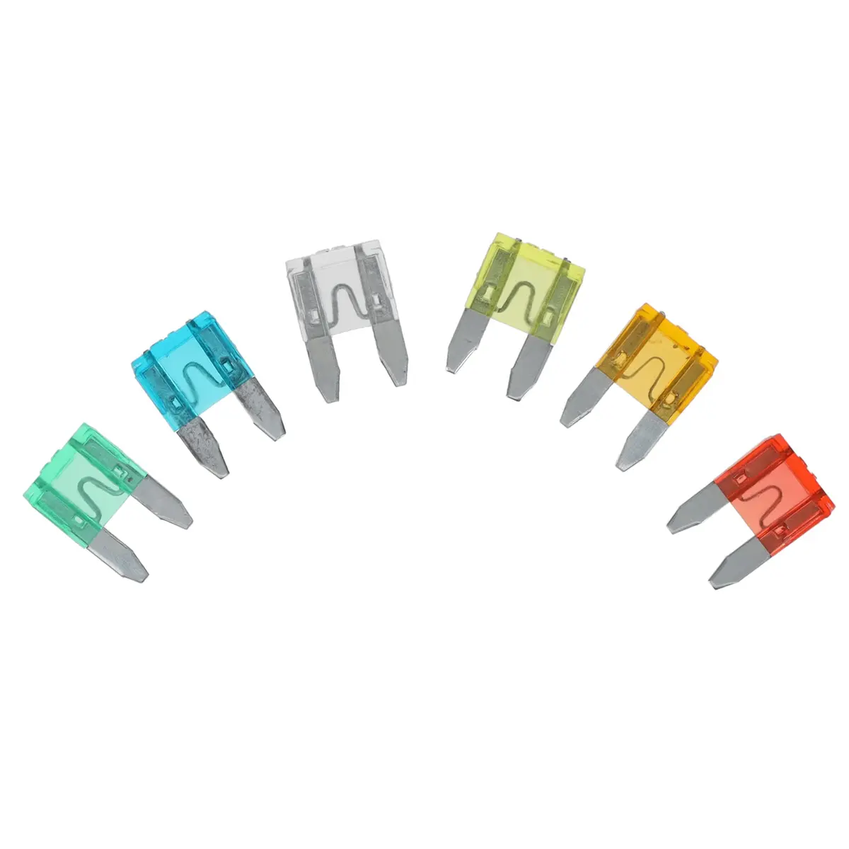 RoadPro 52-Piece Mini Fuse Set with Storage Case | Assorted Amperage, Fast-Acting Protection - main product image
