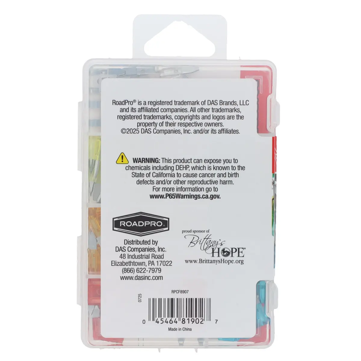 RoadPro 52-Piece Mini Fuse Set with Storage Case | Assorted Amperage, Fast-Acting Protection - view 4