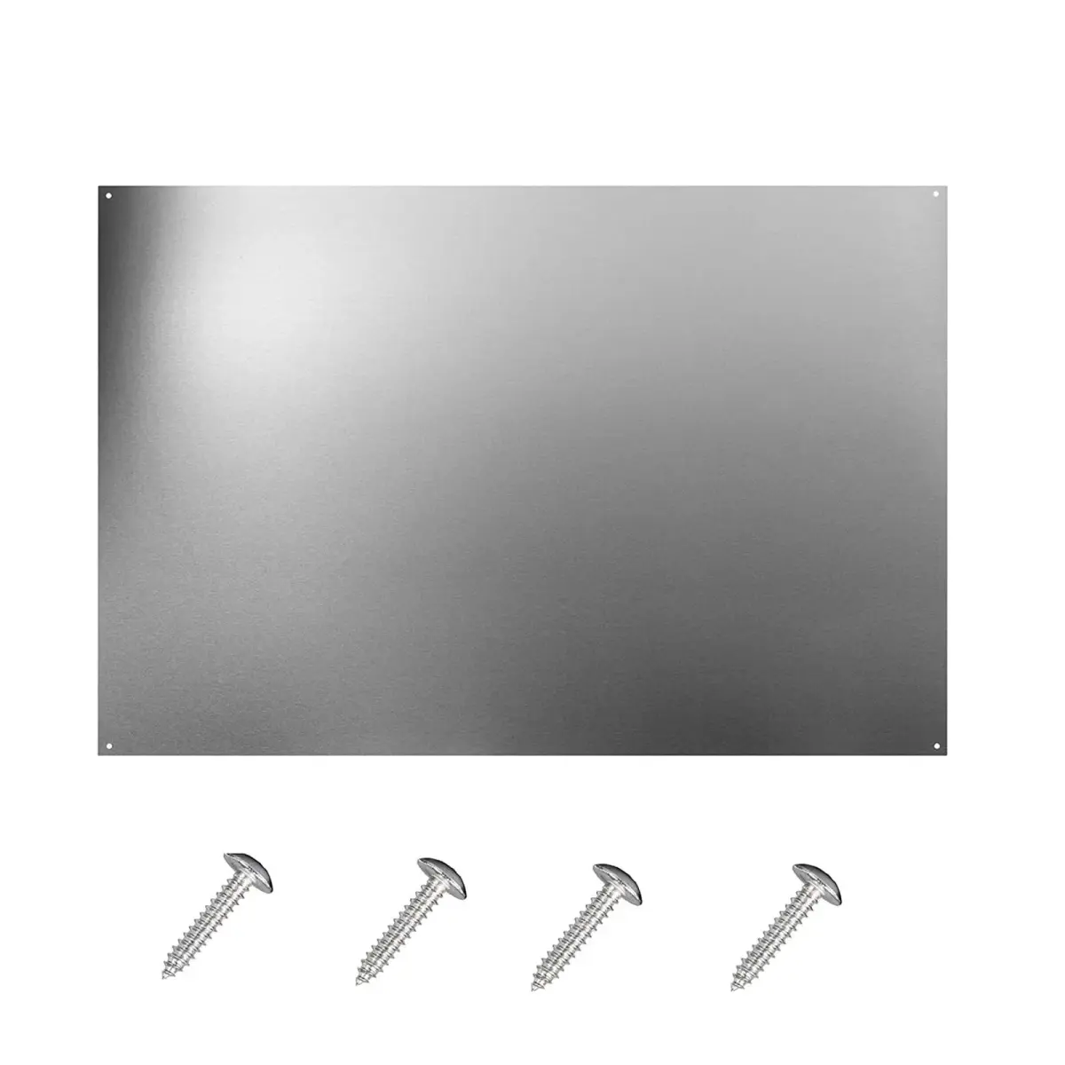 zsttion Stainless Steel Backsplash for Kitchen Stove and Hood (24 x 30 Inch) | Easy Install Wall Protection - main product image