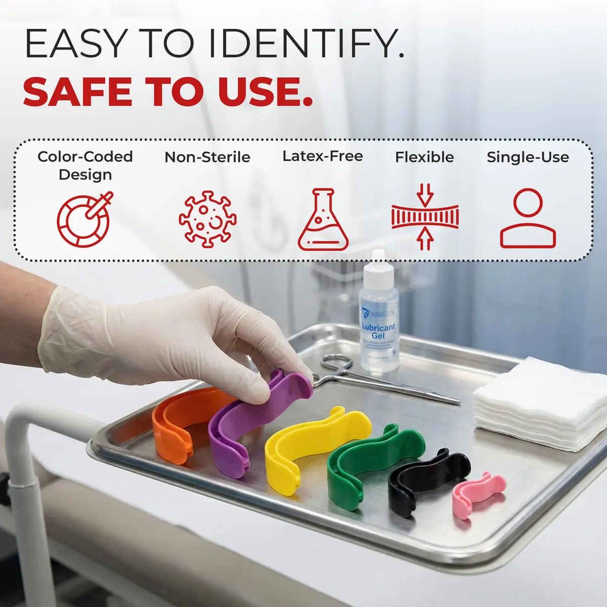 Berman Oral Airway Emergency Kit 2-Pack | Color Coded Disposable Polypropylene Airways for First Aid, EMT, Paramedic, CPR - view 4