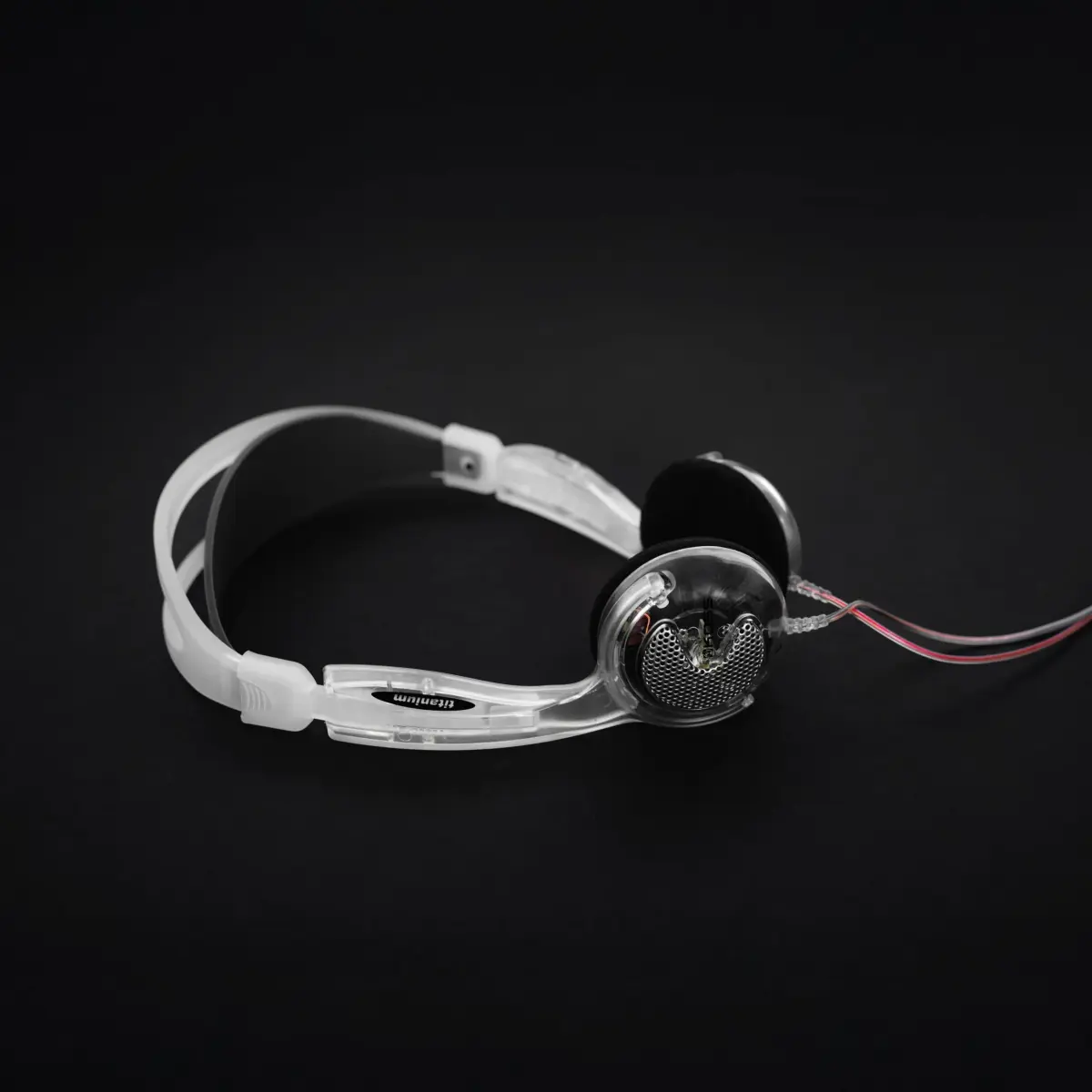 Koss KTXPro1 Clear Retro Style On-Ear Headphones | 15-25,000 Hz Frequency Response - view 5