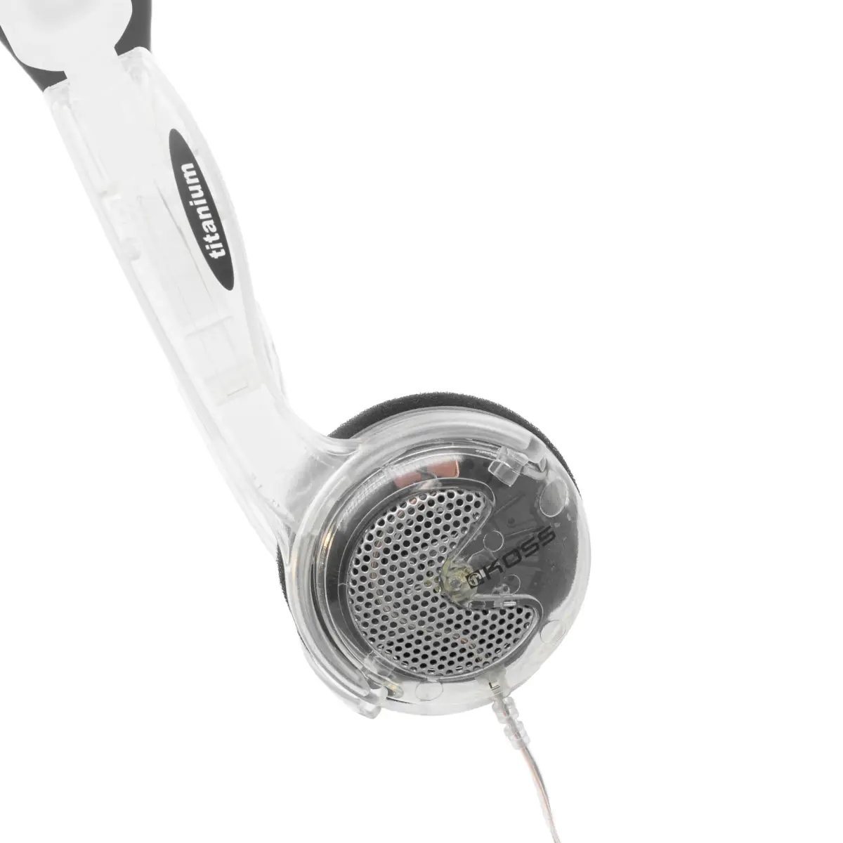 Koss KTXPro1 Clear Retro Style On-Ear Headphones | 15-25,000 Hz Frequency Response - view 4