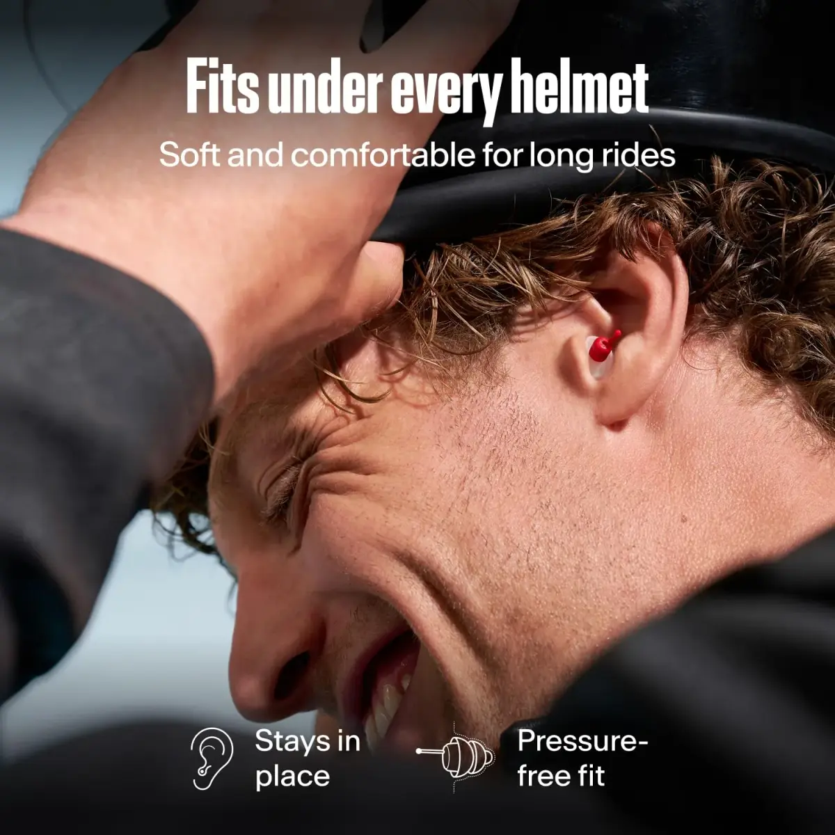 Alpine MotoSafe Sport Earplugs | 20dB SNR Wind Noise Reduction for Motorcycling - view 4