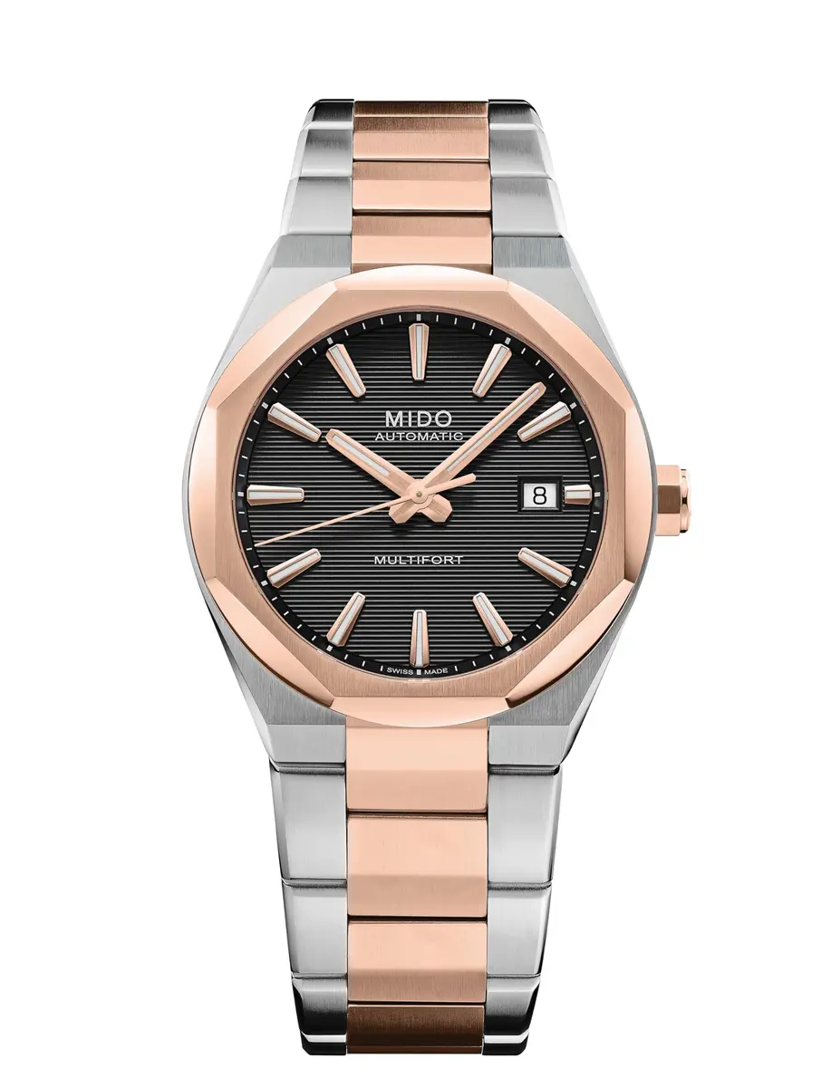 MIDO Multifort 8 One Crown Swiss Automatic Watch 40mm | Elegant & Robust for Men - main product image