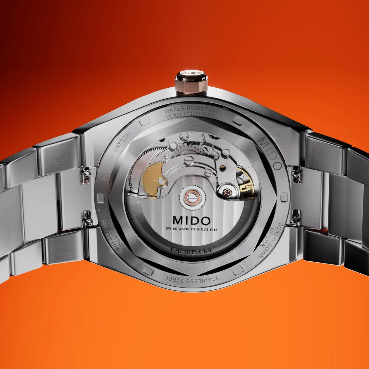MIDO Multifort 8 One Crown Swiss Automatic Watch 40mm | Elegant & Robust for Men - view 5
