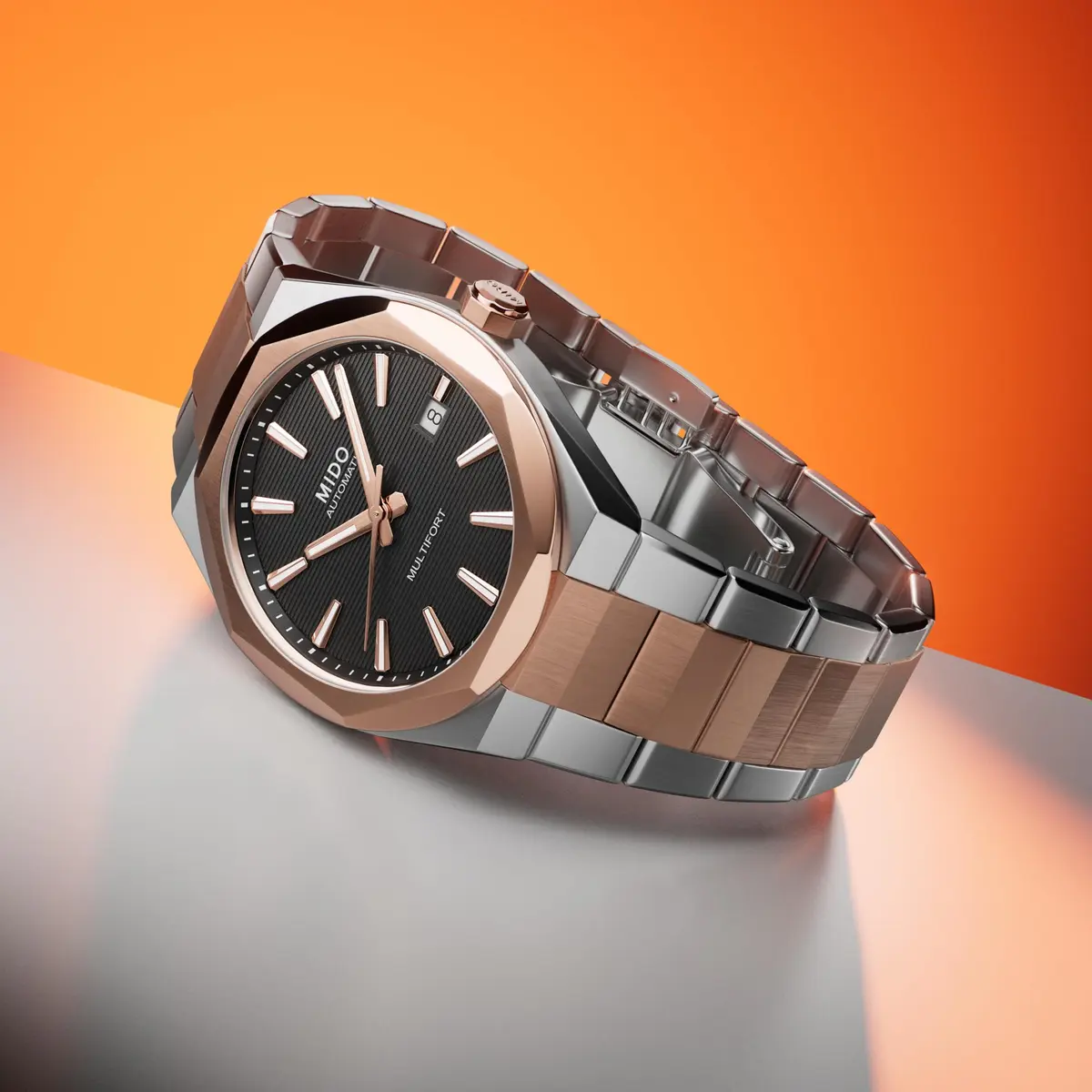 MIDO Multifort 8 One Crown Swiss Automatic Watch 40mm | Elegant & Robust for Men - view 8
