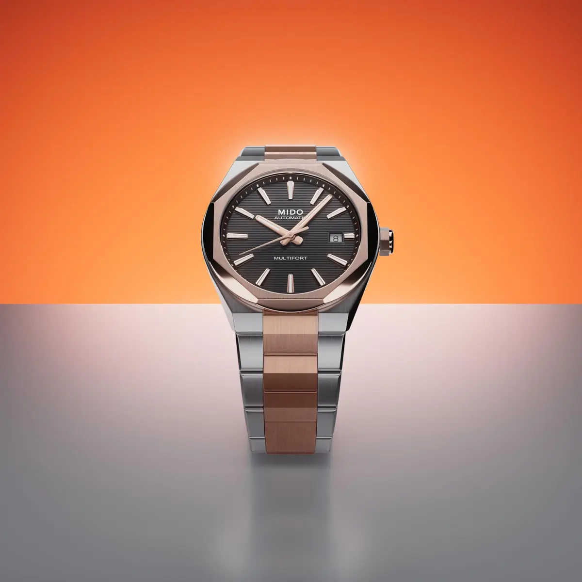 MIDO Multifort 8 One Crown Swiss Automatic Watch 40mm | Elegant & Robust for Men - view 2