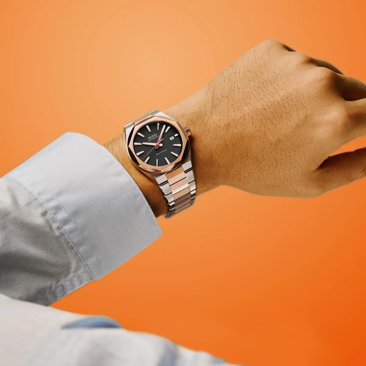 MIDO Multifort 8 One Crown Swiss Automatic Watch 40mm | Elegant & Robust for Men - view 3