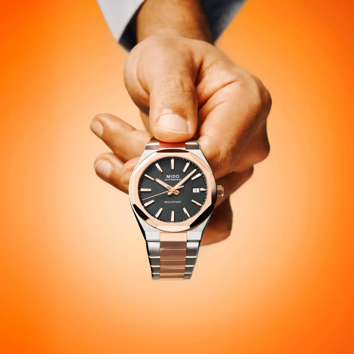 MIDO Multifort 8 One Crown Swiss Automatic Watch 40mm | Elegant & Robust for Men - view 4