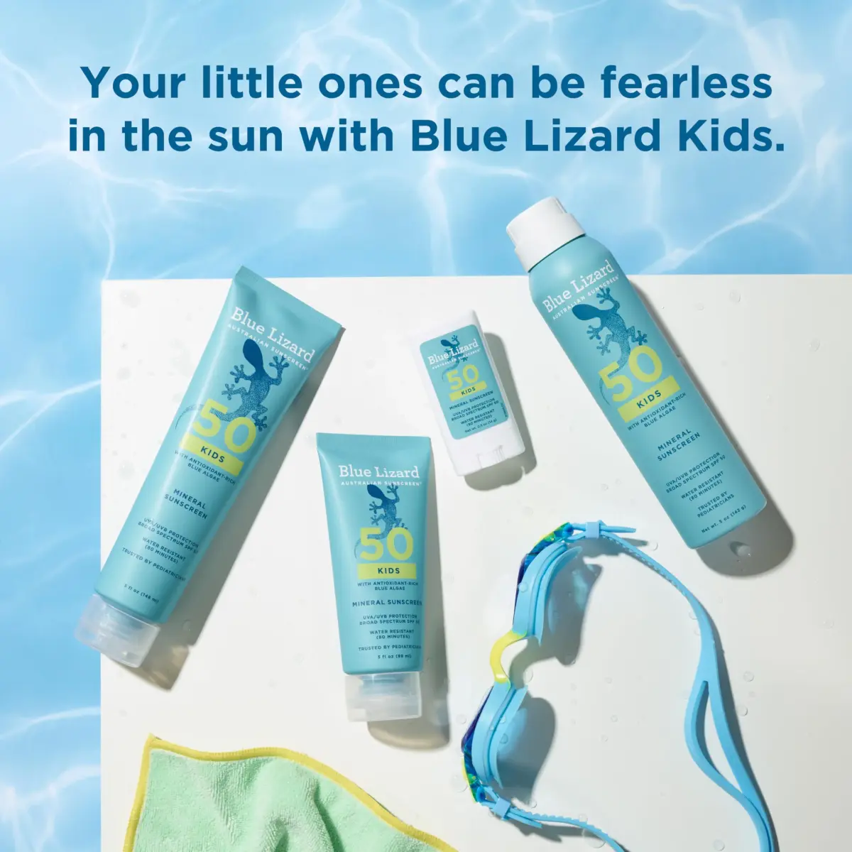 Blue Lizard Kids Mineral SPF 50 Sunscreen Lotion 10 fl oz (295ml) | Protects 98% UVB Rays - view 8