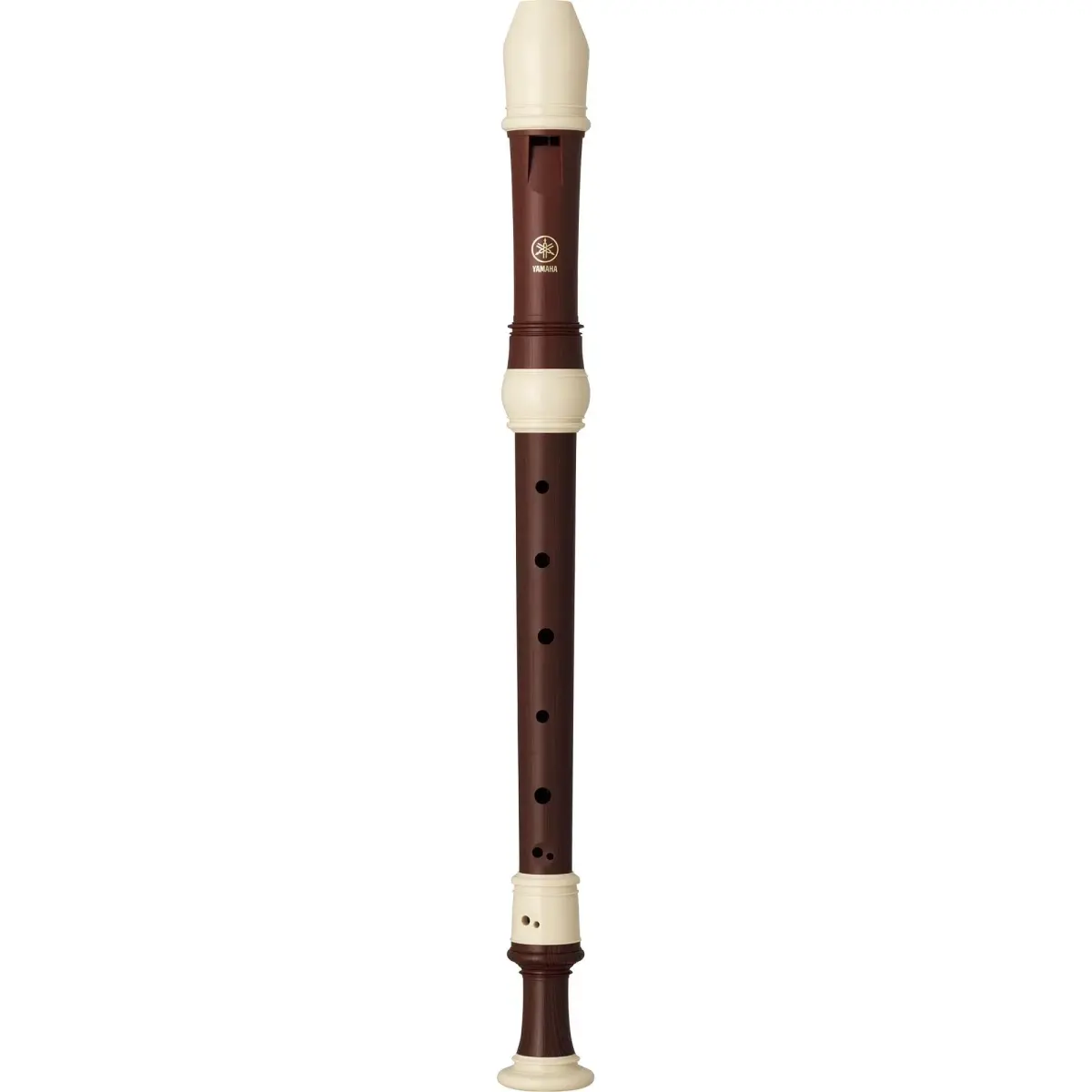 Yamaha YRA-322B Alto Recorder in F, Baroque Fingering, Double Holes, Simulated Rosewood Finish (1 Piece) - main product image