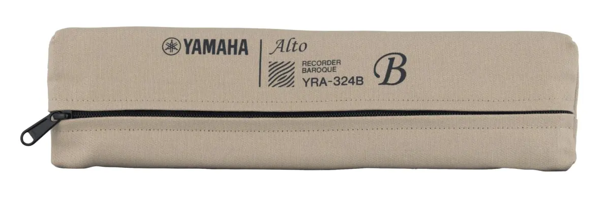 Yamaha YRA-324B Alto Recorder in F Baroque Fingering, Double Holes, 3-Piece Construction, Simulated Ebony Finish (1 Unit) - view 2