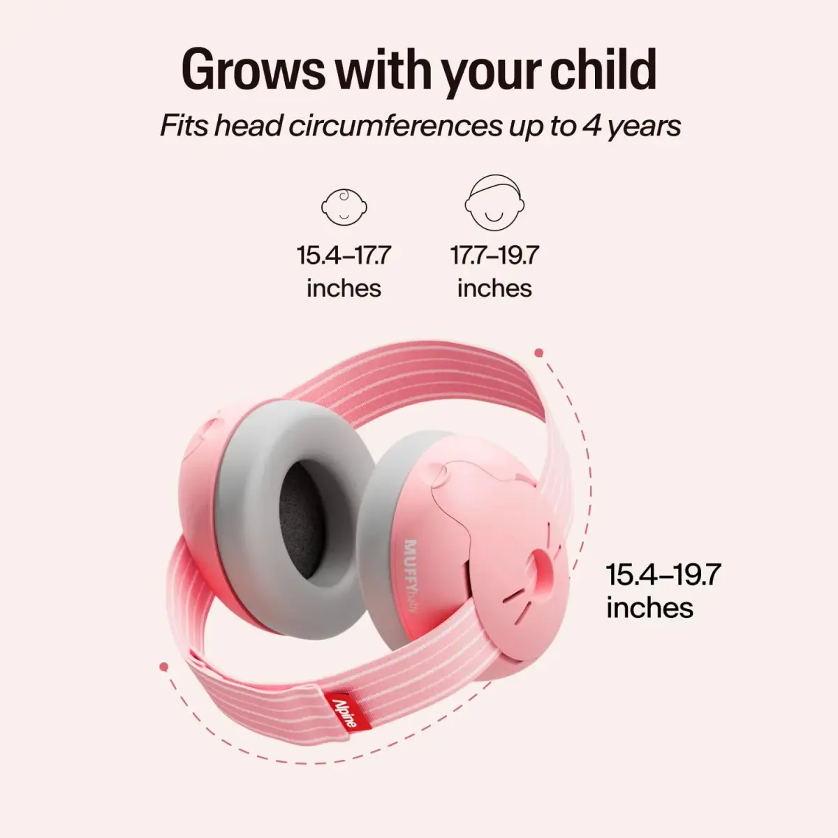 Alpine Muffy Baby Ear Muffs Noise Protection for Toddlers | 23 dB SNR (114g) - view 4
