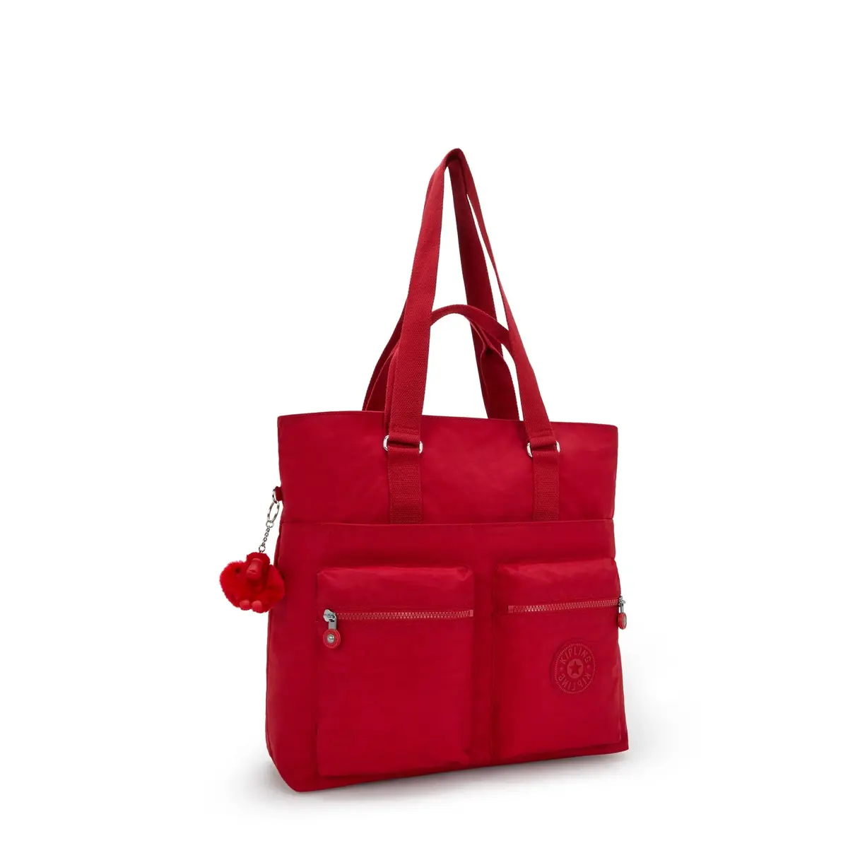 Kipling Women's India Tote Bag Ruby Red | Laptop Compartment, Trolley Sleeve, 25L Capacity - view 4