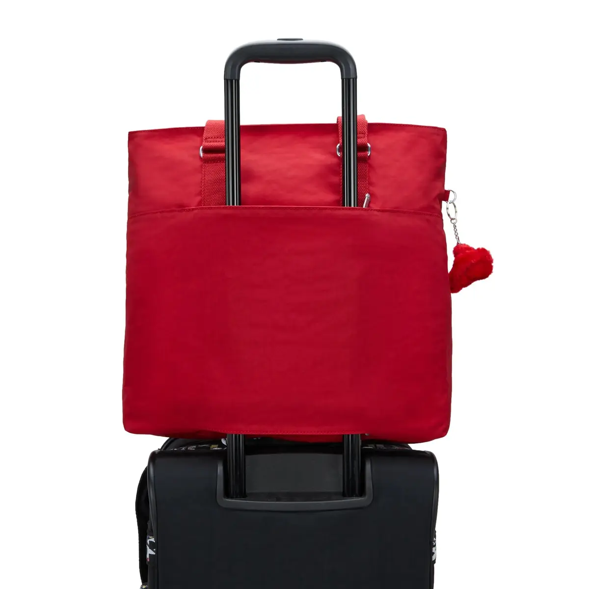 Kipling Women's India Tote Bag Ruby Red | Laptop Compartment, Trolley Sleeve, 25L Capacity - view 6