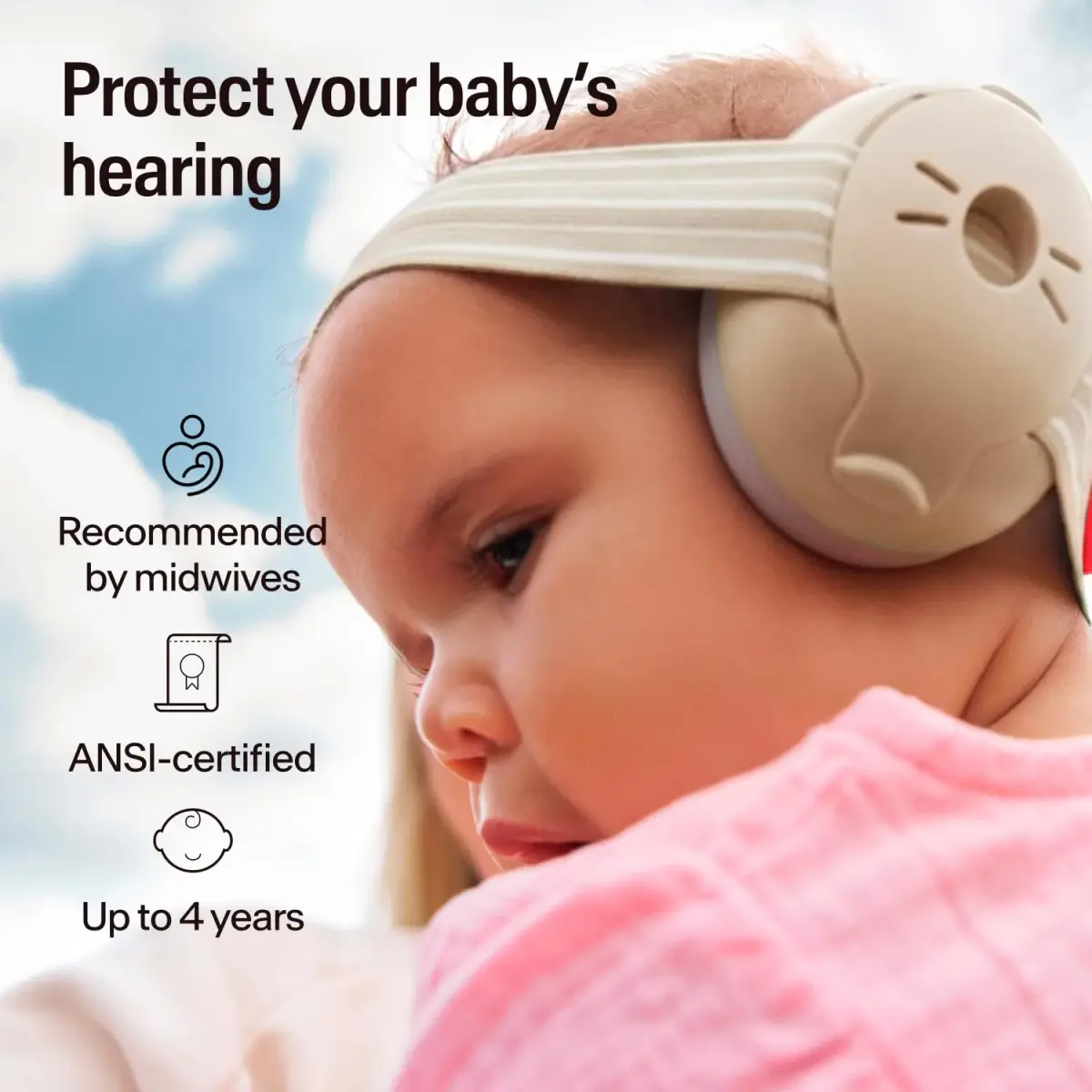 Alpine Muffy Baby Ear Muffs Noise Protection | Toddler Ear Protection for Infants and Toddlers up to 4 Years | 23 dB SNR - view 2