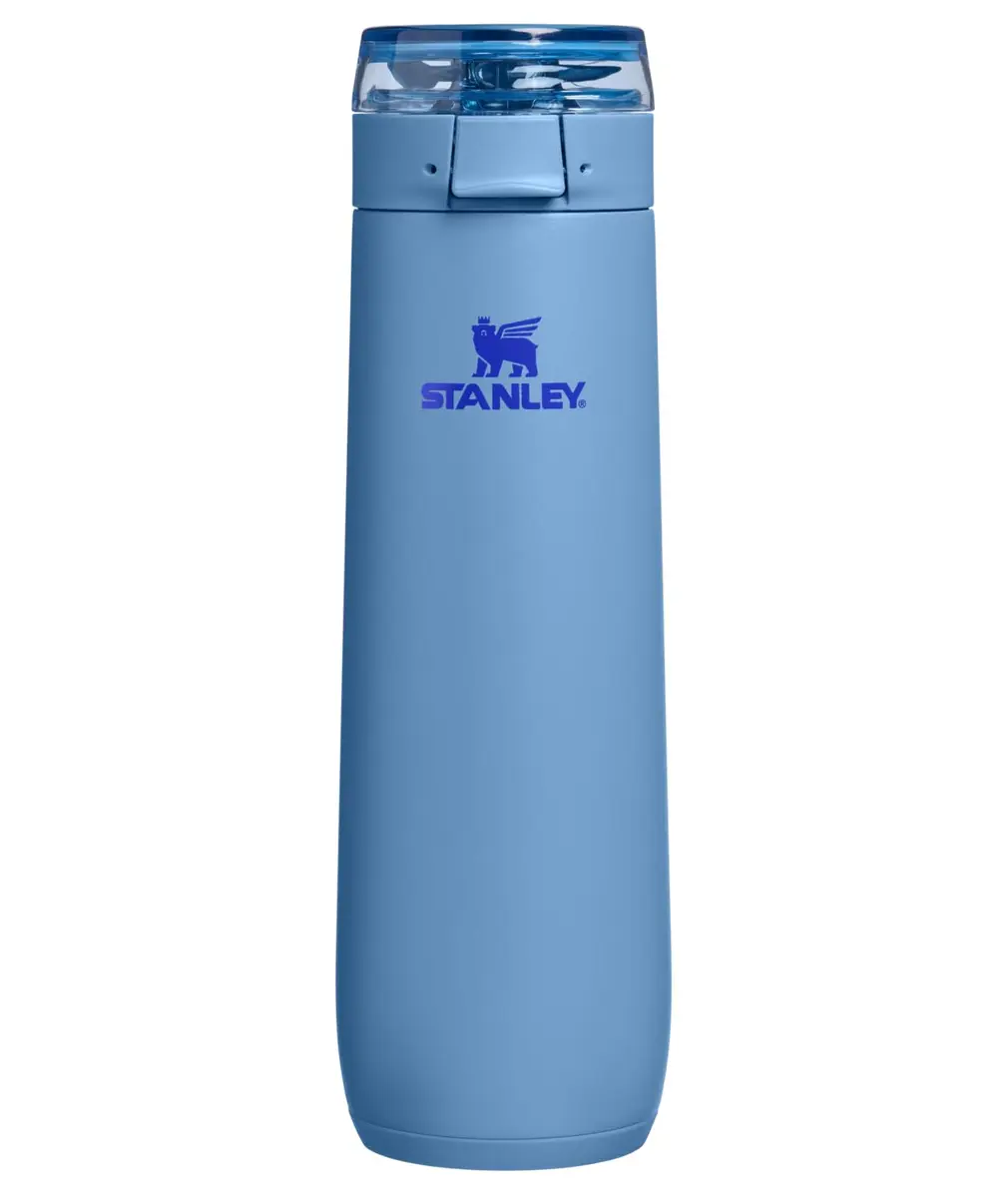 STANLEY Flowstate Spring Bottle, 20 oz, Blue Sky | Leakproof, Double-Wall Insulated, Recycled Steel - main product image
