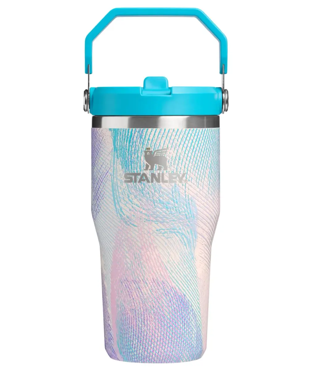 STANLEY IceFlow 2.0 Flip Straw Tumbler 20 oz Sea Glass Plume - Sip Faster, Spill Less - main product image