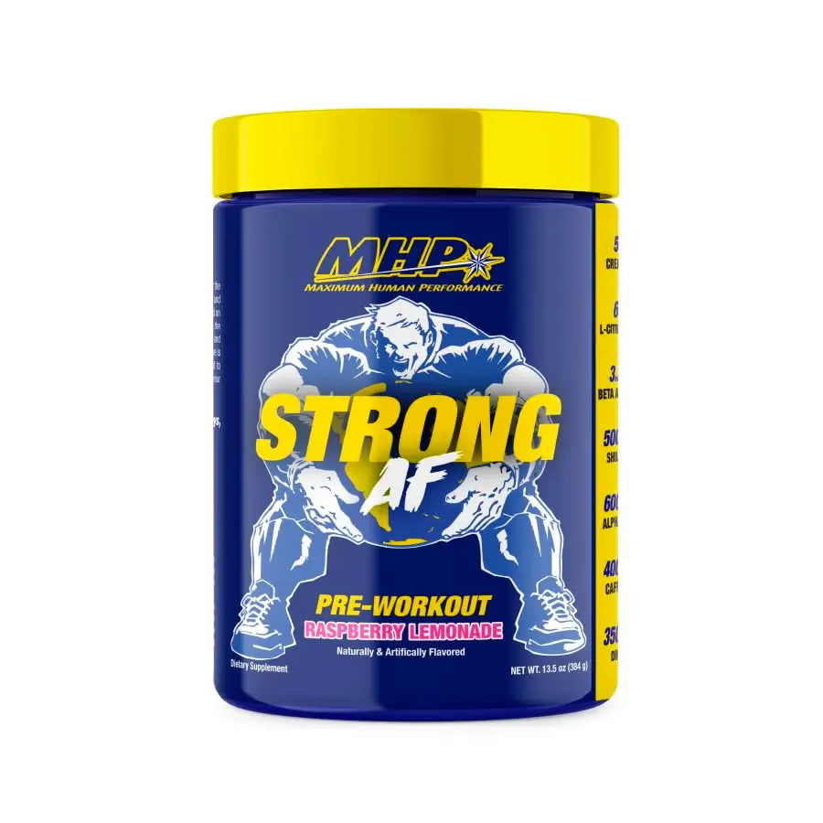 Maximum Human Performance Strong AF Pre-Workout 13.5oz | Muscle Building & Strength - view 2
