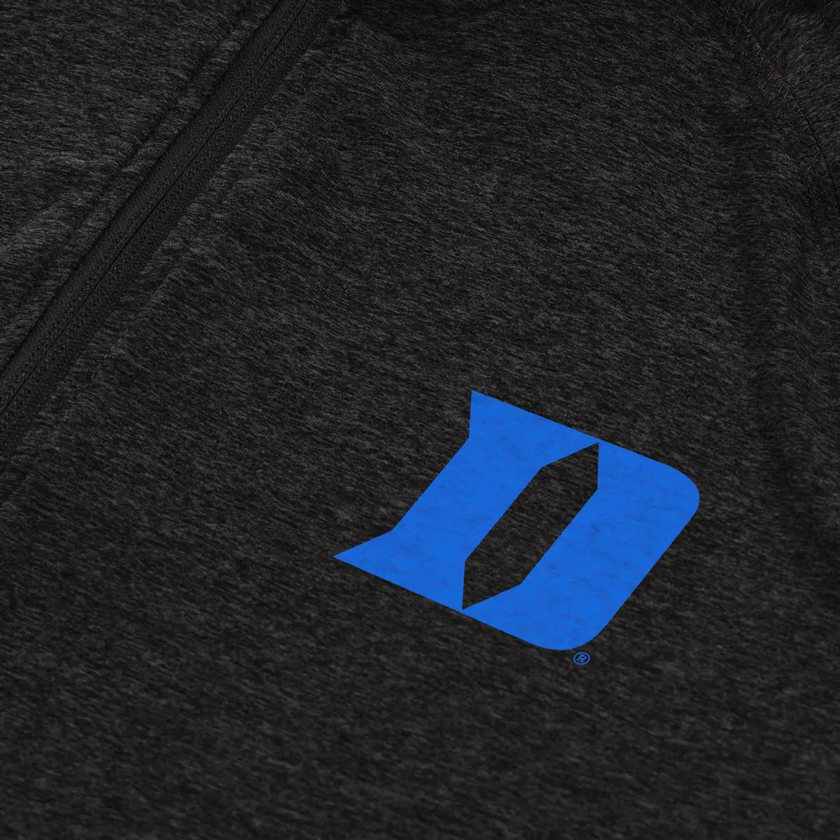 COLOSSEUM Men's Duke Blue Devils Vapor 1/4 Zip (Black, Large) | NCAA College Team Apparel - view 3