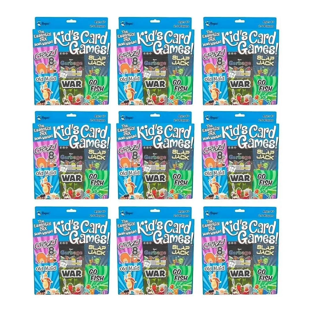 Regal Games Classic Card Games Set for Kids & Families - 54 Decks (6 Packs of 9 Games) | Educational & Fun for Ages 4+ - view 2
