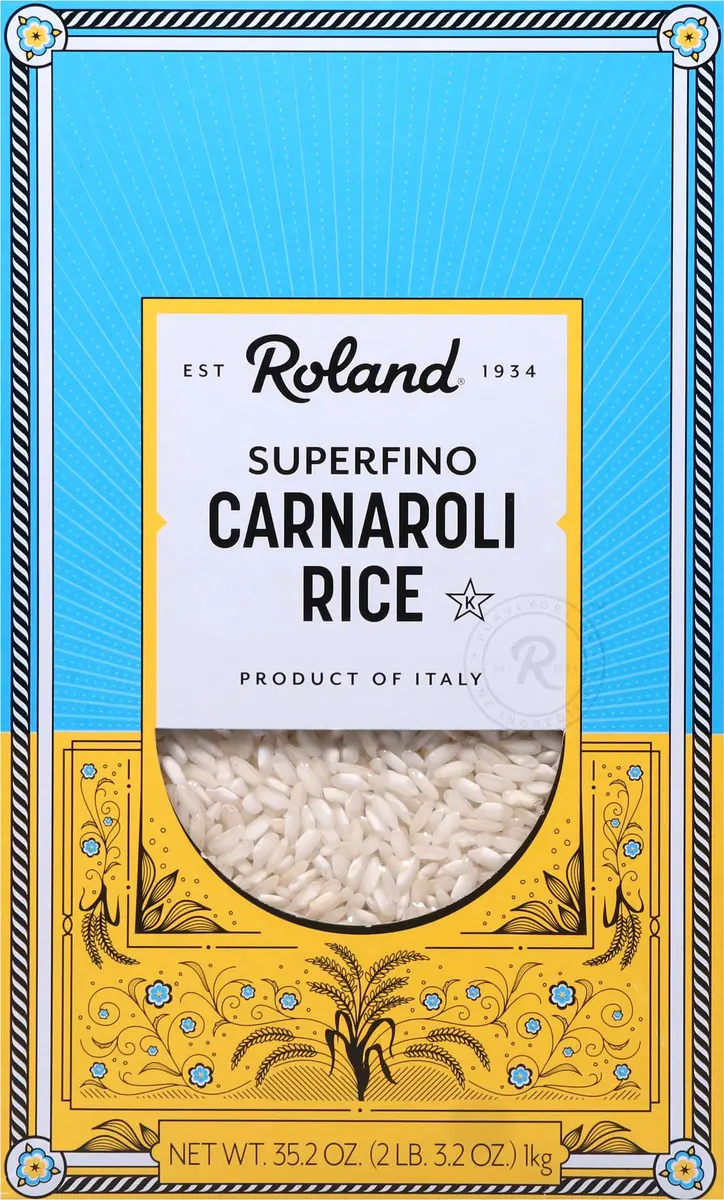 Roland Foods Carnaroli Rice 35.2 Oz | King of Risotto, Gluten-Free, Italy Sourced - main product image