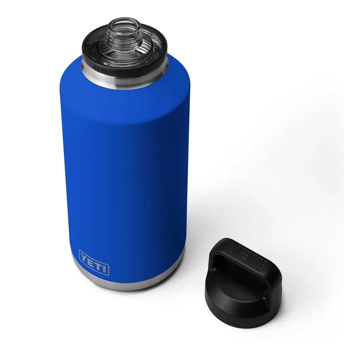 YETI Rambler 64 oz Bottle with Chug Cap, Royal Blue | 1.9 L (64 oz) Vacuum Insulated Stainless Steel - view 3