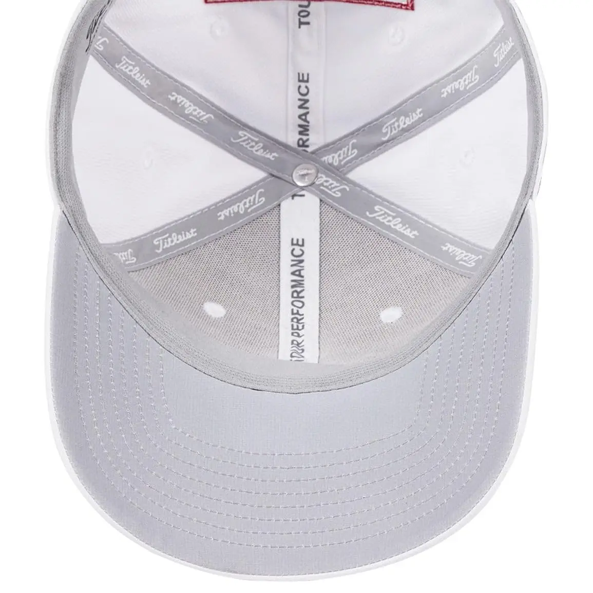 Titleist Women's Tour Performance 2025 Hat (White/Navy, Adjustable) Golf Cap | Lightweight, UPF 50+ - view 5
