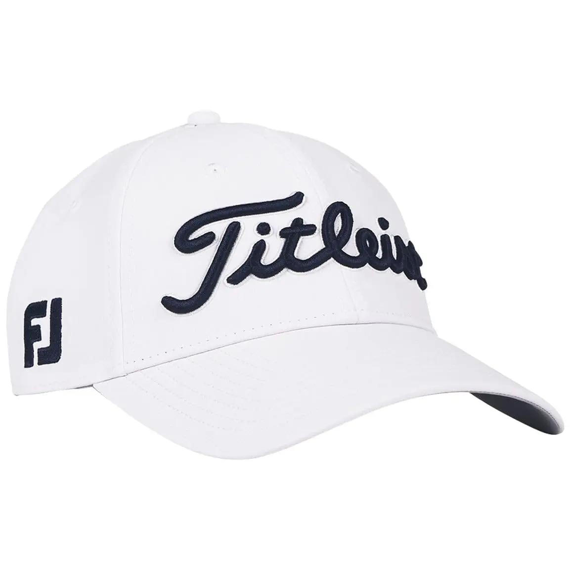 Titleist Women's Tour Performance 2025 Hat (White/Navy, Adjustable) Golf Cap | Lightweight, UPF 50+ - view 2