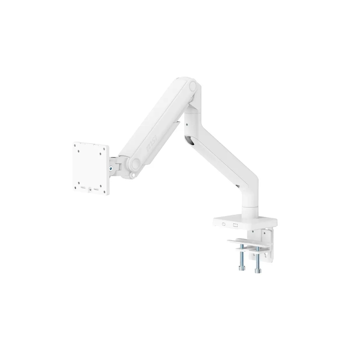 MSI MAG MT201W Heavy Duty Single Monitor Stand Arm Supports 17-49" | Adjustable Spring Mount, VESA Compatible, Clamp & Grommet, Black - main product image