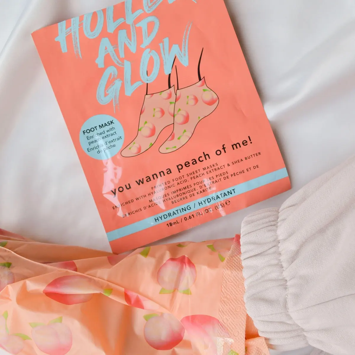 Holler & Glow Printed Foot Mask Variety Pack - Hydrating Socks, 6 Count | Fun Prints & Nourishing Ingredients - view 7