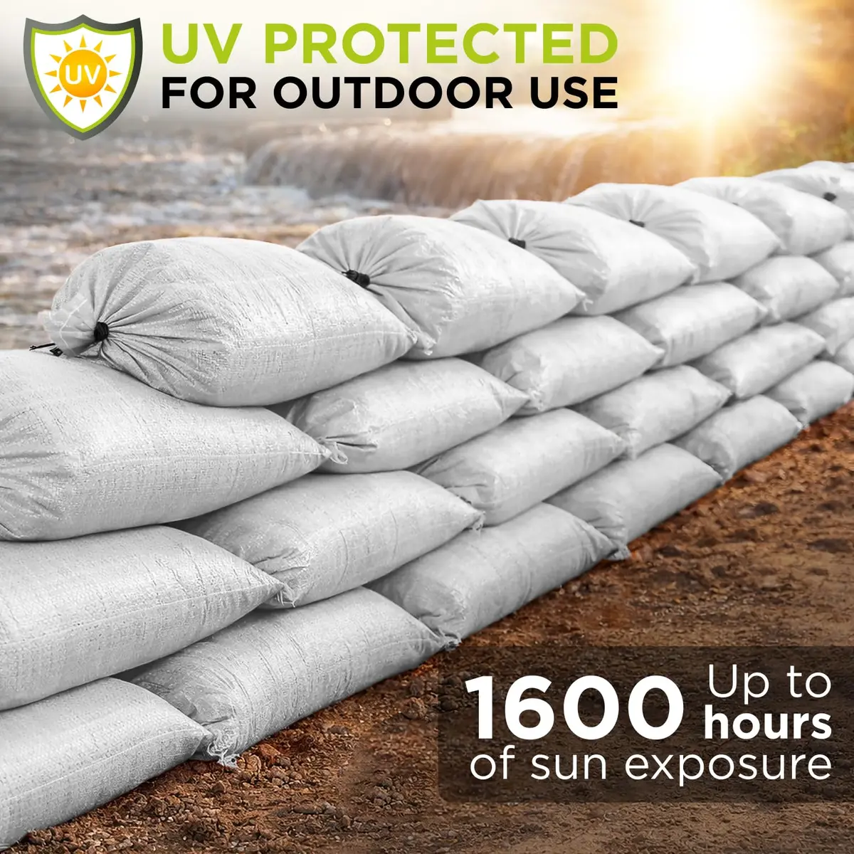 Keep N Store Heavy Duty Sand Bags 30x36 inches (10-Pack) | Flood Control & Weight Ballast - view 6