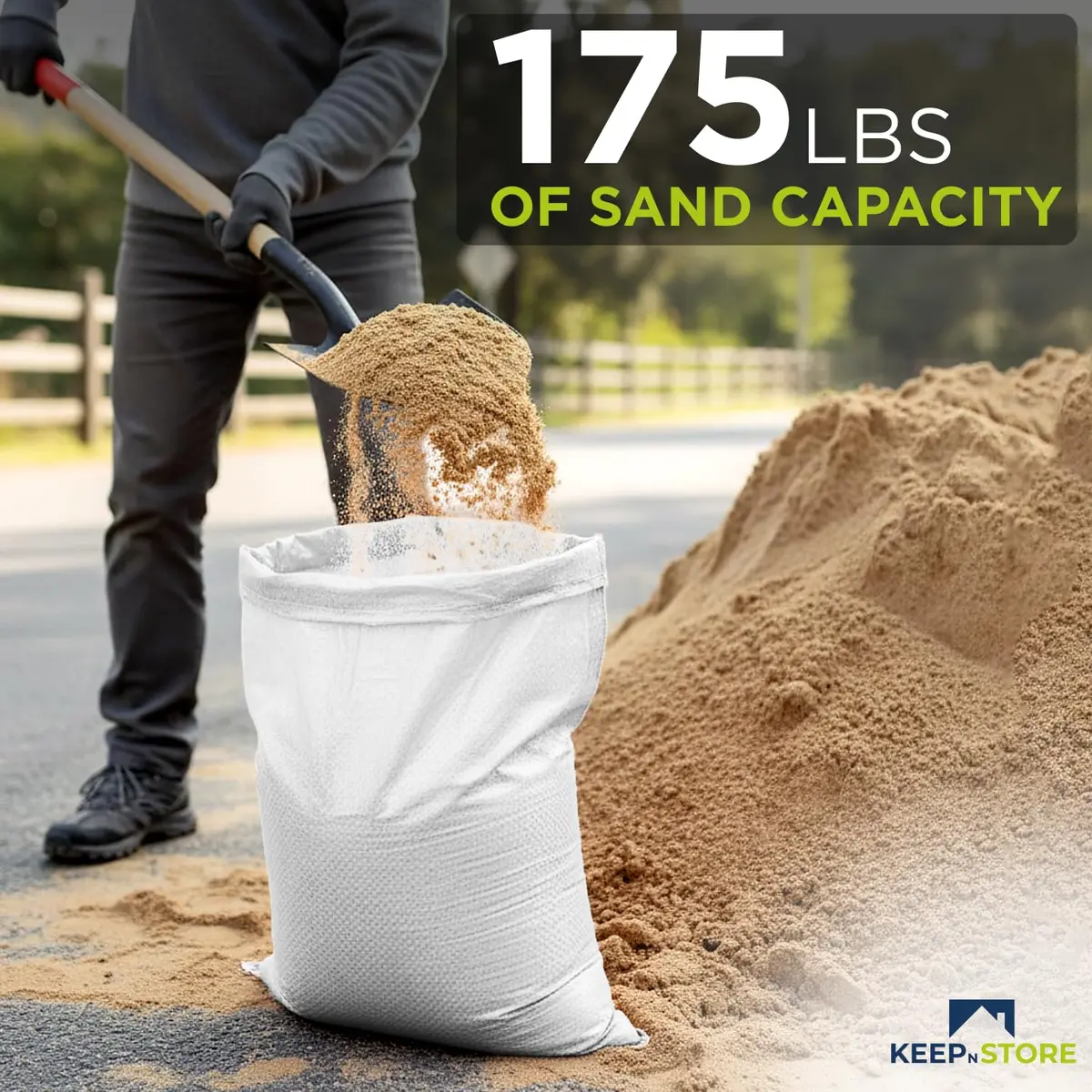 Keep N Store Heavy Duty Sand Bags Pack of 24 | Flood Control & Utility (70-120 chars) - view 4