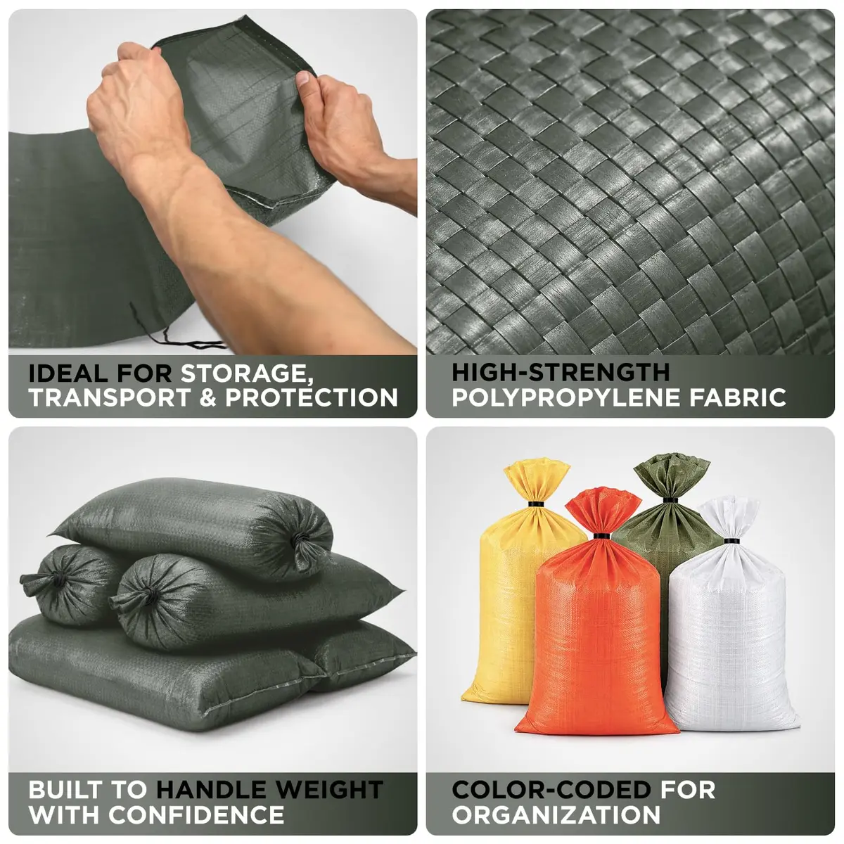 Keep N Store Heavy Duty Sand Bags Pack of 6 | Flood Control & Weight Stabilization (70-120 chars) - view 7