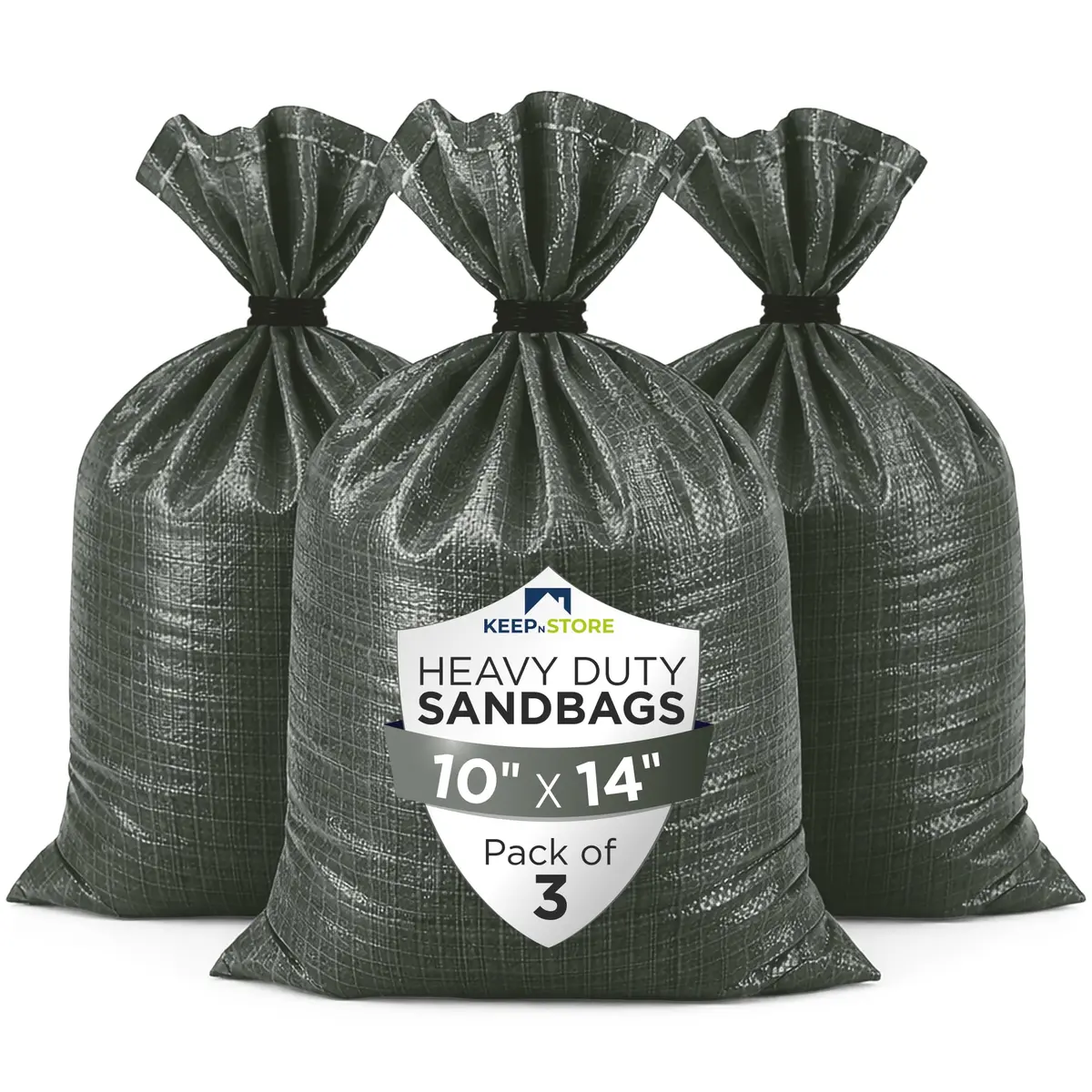 Keep N Store Heavy Duty Sand Bags Pack of 3 | Flood Control & Heavy Load Stabilization - main product image