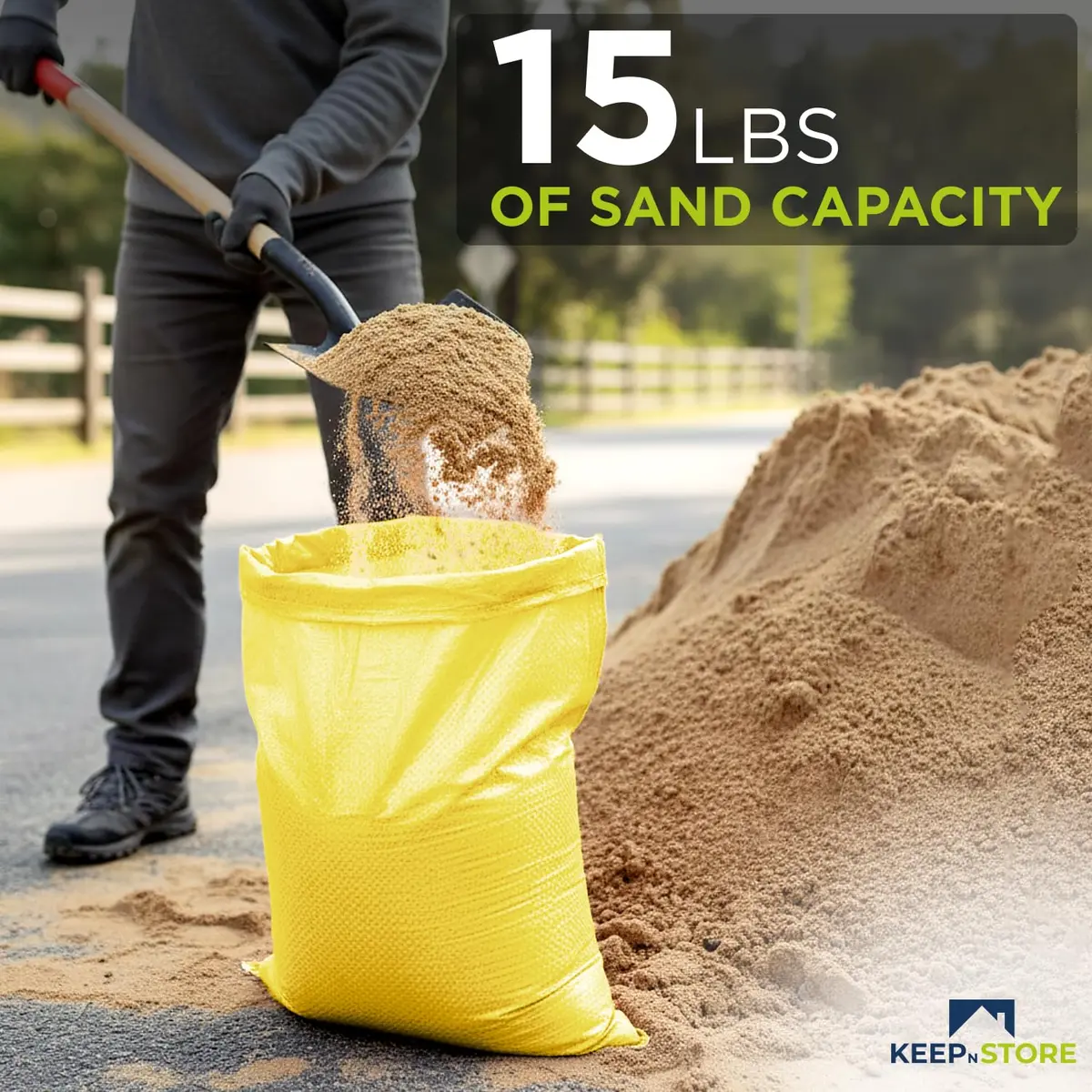 Keep N Store Heavy Duty Sand Bags Pack of 10 | Flood Control & Emergency Use - view 4