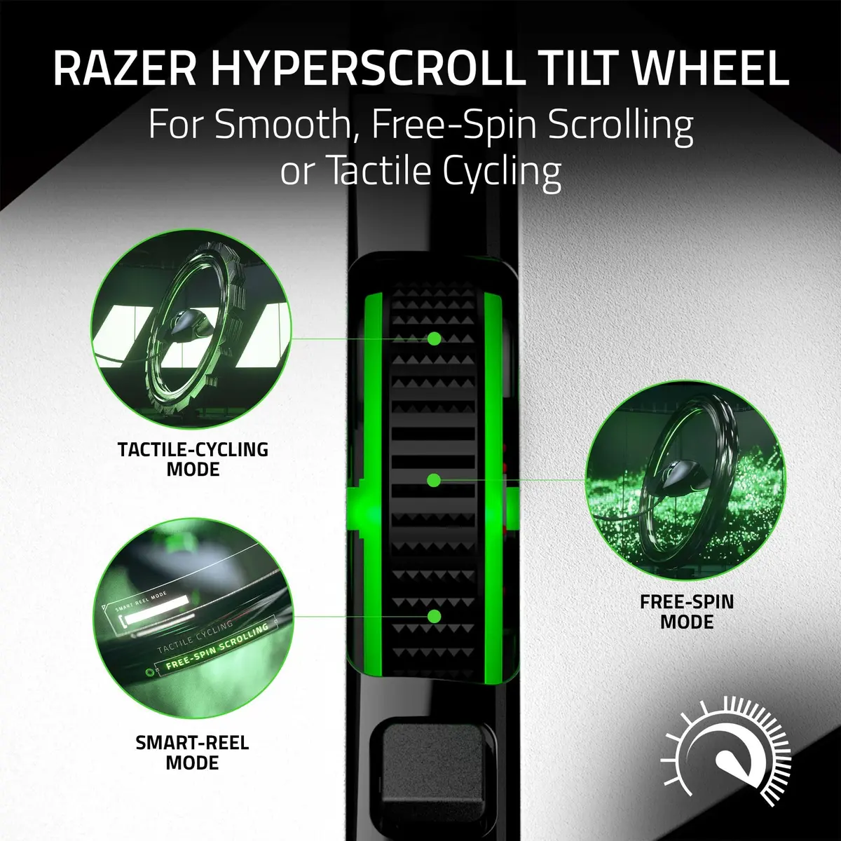 Razer Basilisk V3 Ergonomic Gaming Mouse White | 10 Programmable Buttons, 26K DPI Optical Sensor, RGB Lighting - view 3