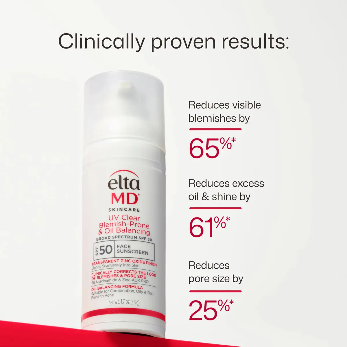 EltaMD UV Clear Blemish-Prone and Oil Balancing SPF 50 Face Sunscreen 50ml (1.7 oz) | Broad Spectrum Protection - view 8